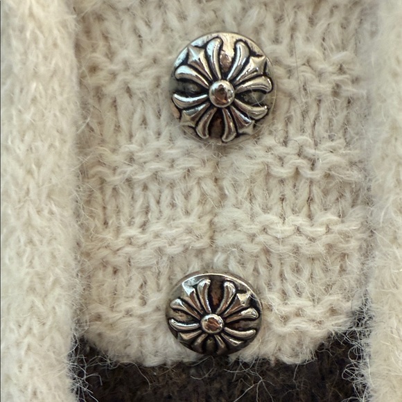 Striped Brown and Cream Hooded Sweater - Picture 3 of 12